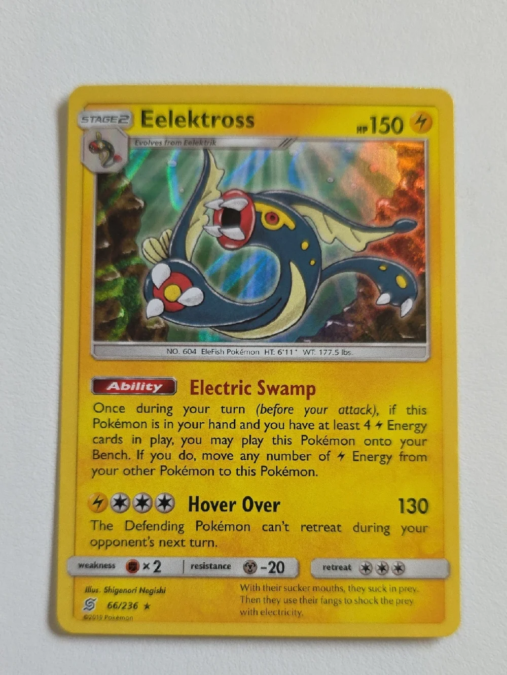 Pokemon Tynamo, Eelektrik, And Eelektross Cards